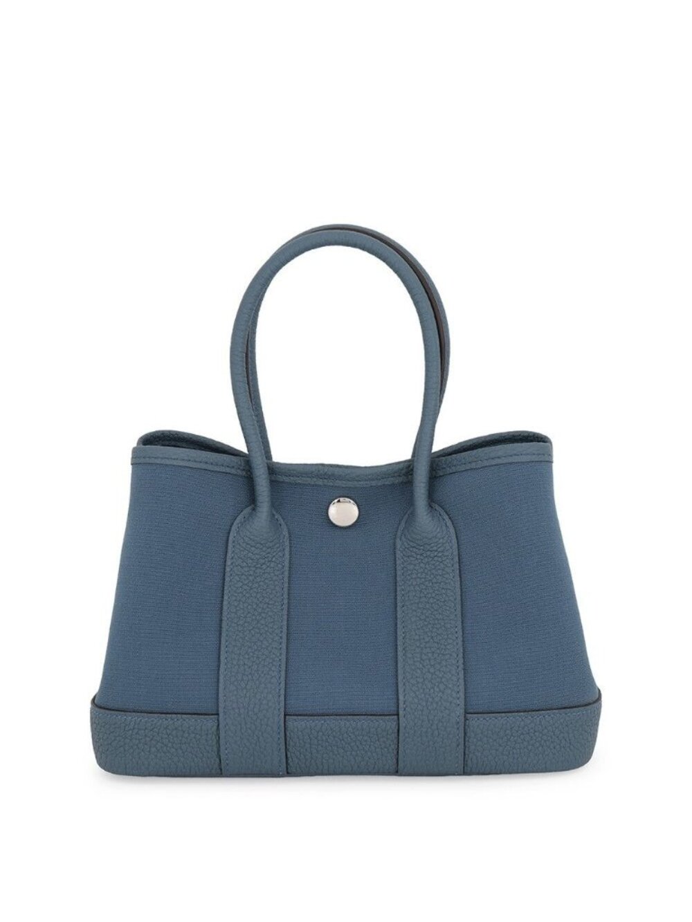 Hermes Tote Neo Garden 23 Party Blue Ton Pet Silver Toile Office Negonda